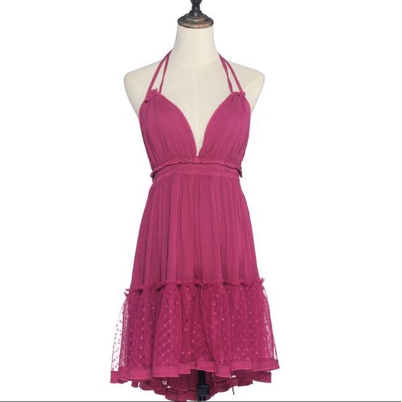 Boho 100 Degree Mini Dress With Tiered Netting - Picture 5 of 8